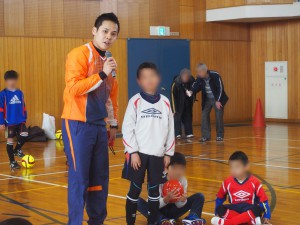 永井義文選手 フットサルスクール
