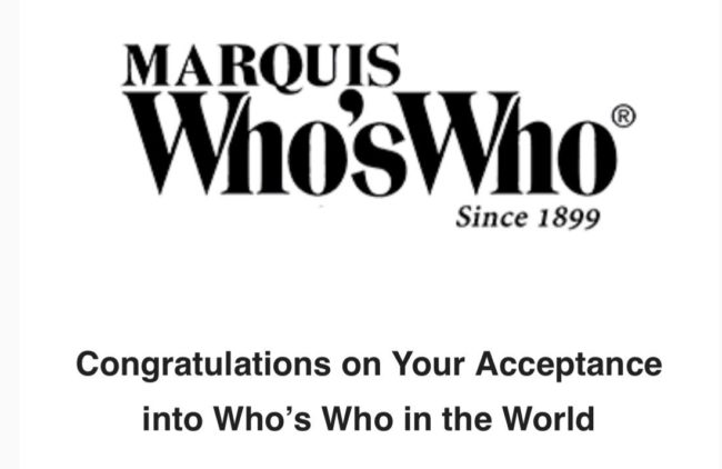 Marquis Who's Who